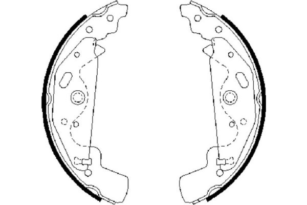 Bosch Σετ Σιαγόνων Φρένων - 0 986 487 643 Bosch Σετ Σιαγόνων Φρένων - 0 986 487 643