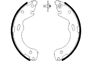 Bosch Σετ Σιαγόνων Φρένων - 0 986 487 654