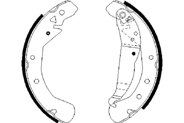 Bosch Σετ Σιαγόνων Φρένων - 0 986 487 658 Bosch Σετ Σιαγόνων Φρένων - 0 986 487 658