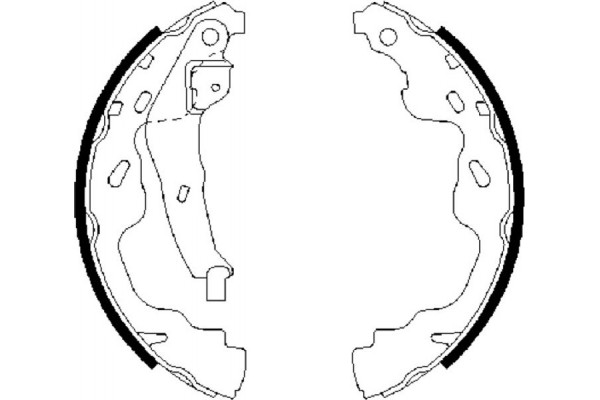 Bosch Σετ Σιαγόνων Φρένων - 0 986 487 665