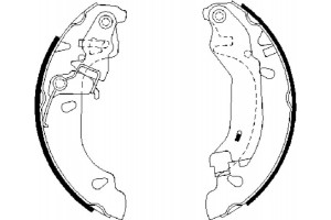 Bosch Σετ Σιαγόνων Φρένων - 0 986 487 669