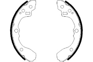 Bosch Σετ Σιαγόνων Φρένων - 0 986 487 687