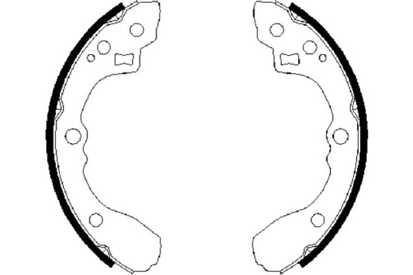 Bosch Σετ Σιαγόνων Φρένων - 0 986 487 687