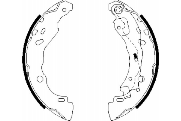 Bosch Σετ Σιαγόνων Φρένων - 0 986 487 690