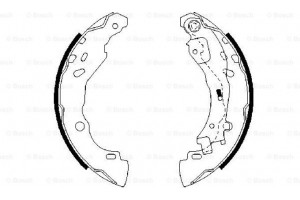 Bosch Σετ Σιαγόνων Φρένων - 0 986 487 690