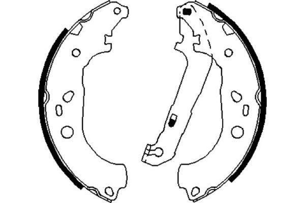 Bosch Σετ Σιαγόνων Φρένων - 0 986 487 696