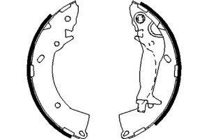 Bosch Σετ Σιαγόνων Φρένων - 0 986 487 697