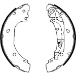 Bosch Σετ Σιαγόνων Φρένων - 0 986 487 701