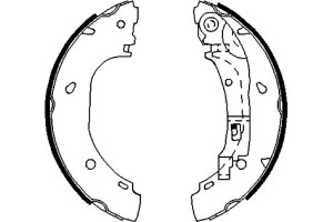 Bosch Σετ Σιαγόνων Φρένων - 0 986 487 701