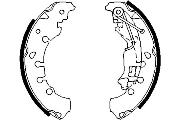 Bosch Σετ Σιαγόνων Φρένων - 0 986 487 702