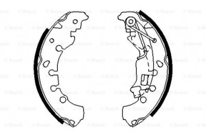 Bosch Σετ Σιαγόνων Φρένων - 0 986 487 702