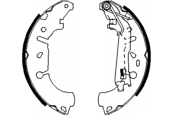 Bosch Σετ Σιαγόνων Φρένων - 0 986 487 703 Bosch Σετ Σιαγόνων Φρένων - 0 986 487 703