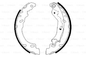 Bosch Σετ Σιαγόνων Φρένων - 0 986 487 704