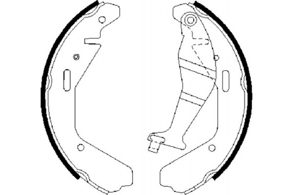 Bosch Σετ Σιαγόνων Φρένων - 0 986 487 707