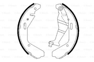 Bosch Σετ Σιαγόνων Φρένων - 0 986 487 707