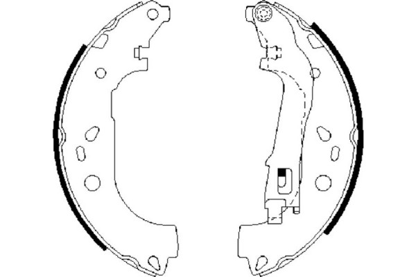 Bosch Σετ Σιαγόνων Φρένων - 0 986 487 717