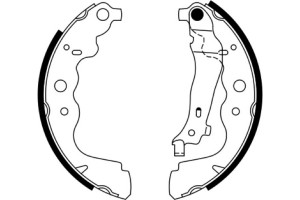 Bosch Σετ Σιαγόνων Φρένων - 0 986 487 754