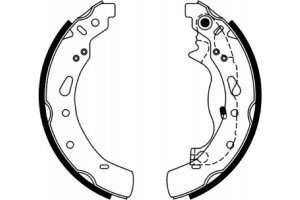 Bosch Σετ Σιαγόνων Φρένων - 0 986 487 767