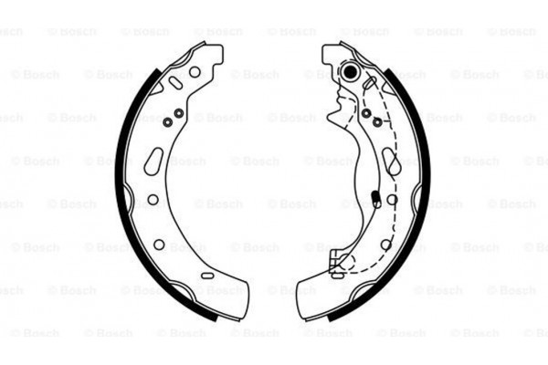 Bosch Σετ Σιαγόνων Φρένων - 0 986 487 767