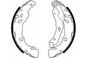 Bosch Σετ Σιαγόνων Φρένων - 0 986 487 771