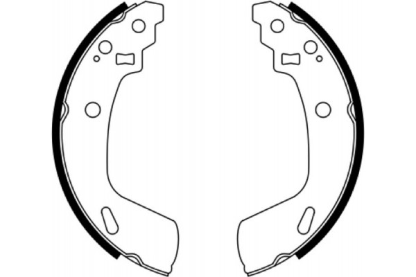 Bosch Σετ Σιαγόνων Φρένων - 0 986 487 775