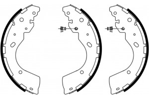 Bosch Σετ Σιαγόνων Φρένων - 0 986 487 922