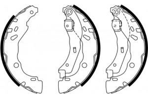 Bosch Σετ Σιαγόνων Φρένων - 0 986 487 940