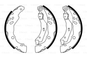 Bosch Σετ Σιαγόνων Φρένων - 0 986 487 940