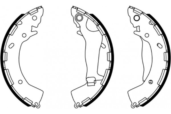 Bosch Σετ Σιαγόνων Φρένων - 0 986 487 954