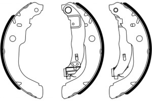 Bosch Σετ Σιαγόνων Φρένων - 0 986 487 960