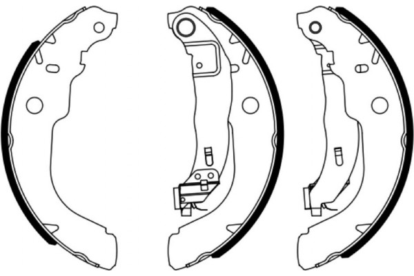 Bosch Σετ Σιαγόνων Φρένων - 0 986 487 960
