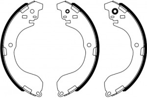 Bosch Σετ Σιαγόνων Φρένων - 0 986 487 962