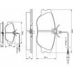 Bosch Σετ τακάκια, Δισκόφρενα - 0 986 424 033