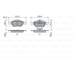 Bosch Σετ τακάκια, Δισκόφρενα - 0 986 424 034
