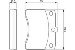 Bosch Σετ τακάκια, Δισκόφρενα - 0 986 424 099