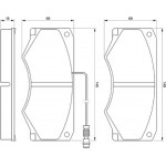 Bosch Σετ τακάκια, Δισκόφρενα - 0 986 424 176