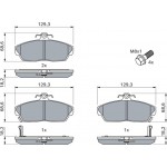 Bosch Σετ τακάκια, Δισκόφρενα - 0 986 424 214