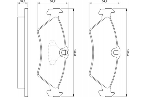 Bosch Σετ τακάκια, Δισκόφρενα - 0 986 424 219