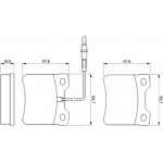 Bosch Σετ τακάκια, Δισκόφρενα - 0 986 494 000