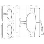 Bosch Σετ τακάκια, Δισκόφρενα - 0 986 424 246