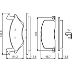 Bosch Σετ τακάκια, Δισκόφρενα - 0 986 424 264
