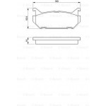 Bosch Σετ τακάκια, Δισκόφρενα - 0 986 424 266