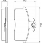 Bosch Σετ τακάκια, Δισκόφρενα - 0 986 424 274