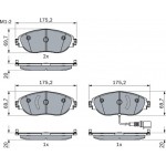 Bosch Σετ τακάκια, Δισκόφρενα - 0 986 424 285