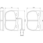 Bosch Σετ τακάκια, Δισκόφρενα - 0 986 424 287