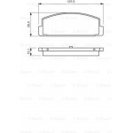 Bosch Σετ τακάκια, Δισκόφρενα - 0 986 424 295