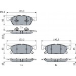 Bosch Σετ τακάκια, Δισκόφρενα - 0 986 424 326