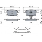 Bosch Σετ τακάκια, Δισκόφρενα - 0 986 424 329