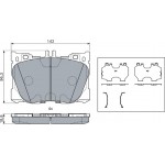 Bosch Σετ τακάκια, Δισκόφρενα - 0 986 424 335