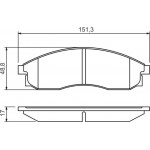 Bosch Σετ τακάκια, Δισκόφρενα - 0 986 424 340